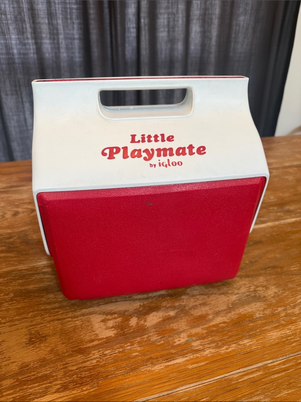 Vintage Igloo Little Playmate Portable Cooler - Red & White